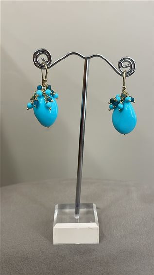 Ohrringe Rajola Dame in Halbedelsteine Pasta di turchese 45-471-11OR - 45-471-11OR